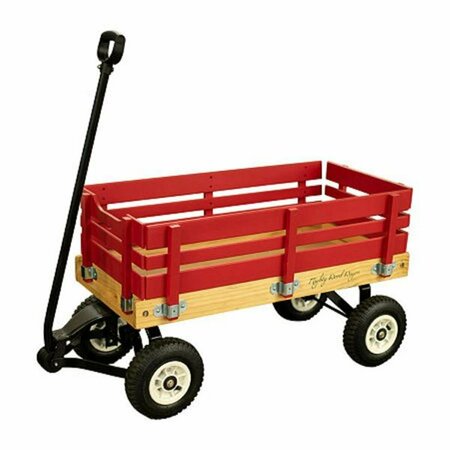 PLACARD Childrens Metal & Wood Side Rail Wagon PL3300888